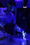 Liquid penetrant testing