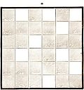 Grating used to decode message in Part I of Mathias Sandorf.[1]